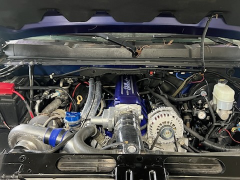 Blue truck engine rebuild and upgrades