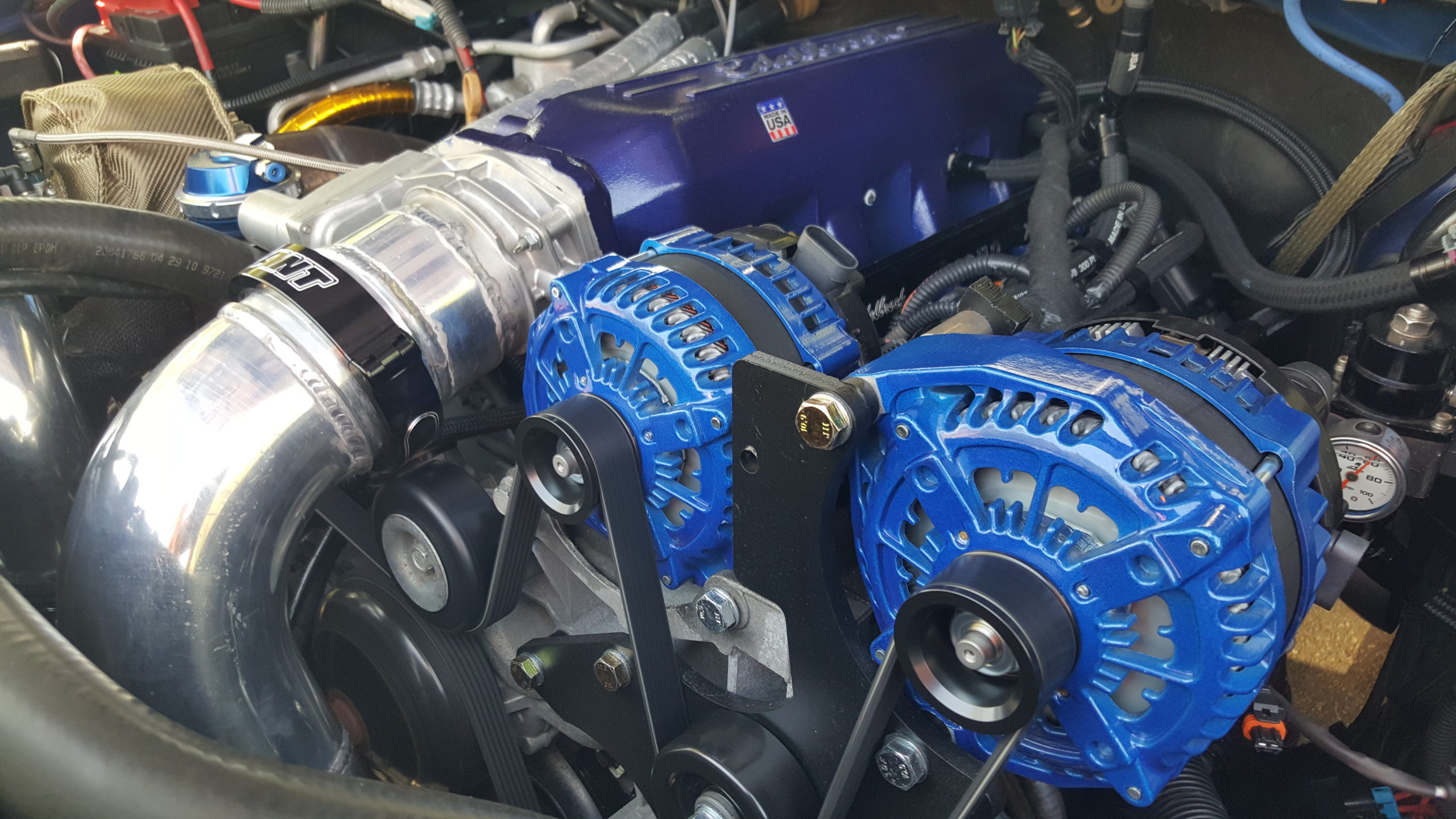 Twin 400 amp JS Alternators