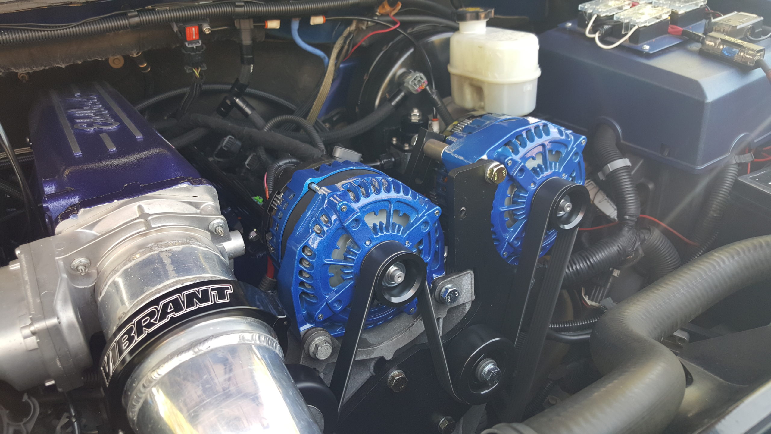 Twin 400 amp JS Alternators